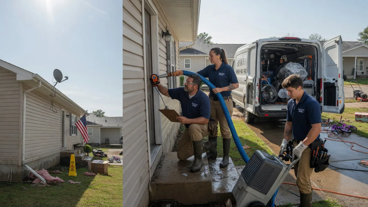 Ceiling Water Damage Restoration in Tad, WV near me